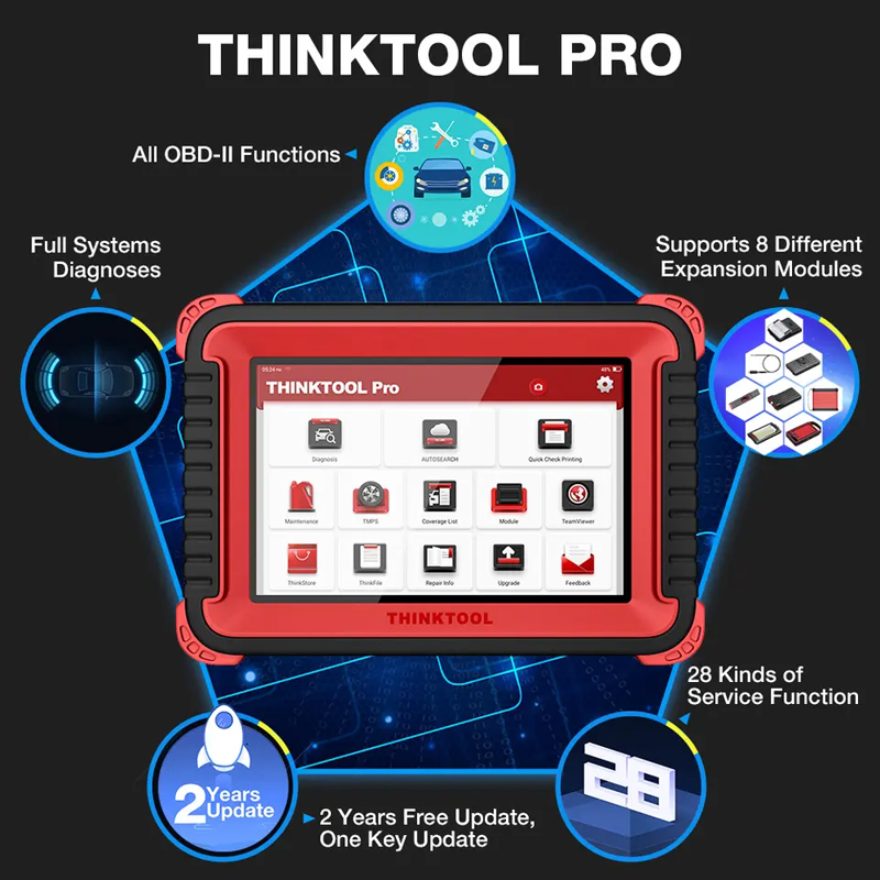 Thinkcar master x diagnostic tools car diagnostic scanner car scanner auto diagnostic scanner obdii diagnostic tool PK launch x4 - Image 3