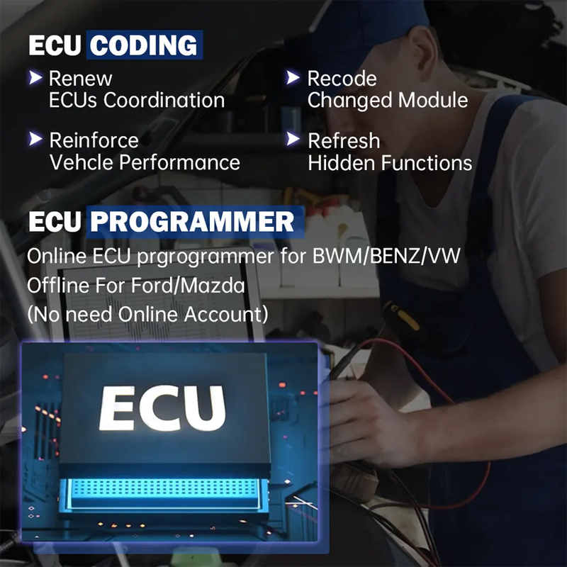 Automotive ECU Coding Online Programming XTOOL D9 PRO Full System Diagnostic Tools OBD2 Scanner Active Test With DoIP CAN FD d9 - Image 2