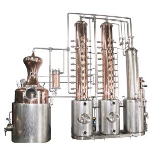 Craft Distillery Equipment 1000L Commercial Whisky Vodka Copper Distiller