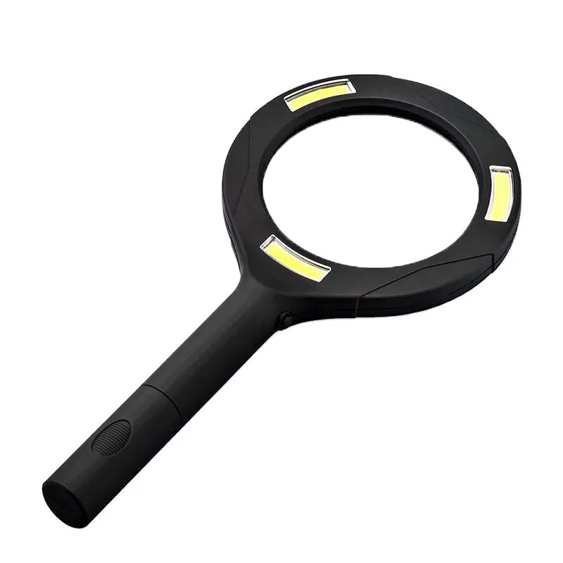 Lighted Handheld Magnifier Light COB LED 3X Magnifying Glass