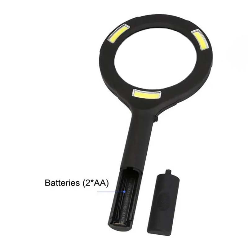 Lighted Handheld Magnifier Light COB LED 3X Magnifying Glass - Image 3