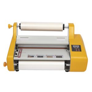 Mini Laminating Machine 380mm Laminating Width Hot Sale Foil Fusing Hot Laminator Office Label Lamination Machine