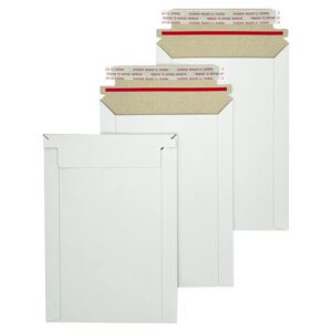 22Pack White Rigid Mailers 9.25x11. 5 Inches - Can Keep Flat Cardboard Mailer, Suitable for Protecting Shipping Gift Cards, Invitations, Photos, Documents (22pcs white 9.25 * 11.5)