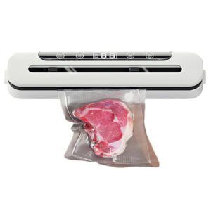 Food Vacuum Sealer, automatic food vacuum sealer for food preservation sealing and packaging systems, compact design, visual skylight, can be used for dry and wet food storage