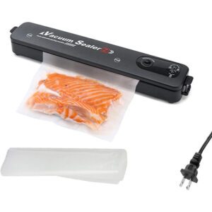 110V Vacuum Sealer Automatic Commercial Household Food Vacuum Sealer Packaging Machine with 10Pcs Bags