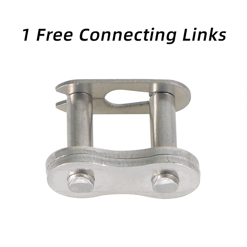 Stainless Steel Roller Chain 240 Links 10 Feet with Free Connecting Links - Image 5
