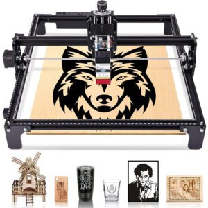 4240 Laser Engraver, 20W Laser Engraving Cutting Machine, Laser Machine 5W Output Power, Laser Cutter for Metal and Wood
