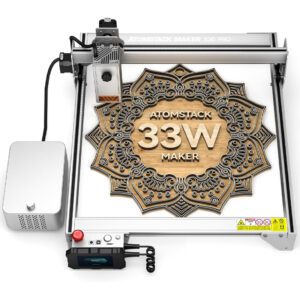 ATOMSTACK X30 PRO Laser Engraver Cutter - 160W Laser Engraving Machine for Wood and Metal, 33W Laser Output Power DIY CNC Laser Cutting and Engraving