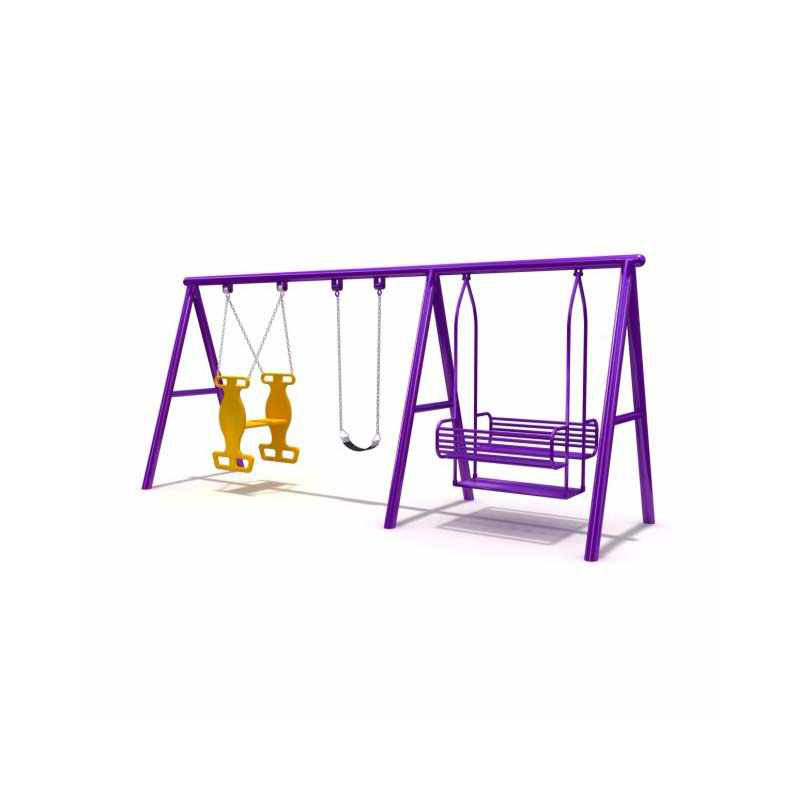 Outdoor Fitness Equipment Swing Slide Commercial Used Park For Kids