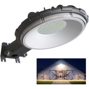 LED Barn Light, Dusk to Dawn Outdoor Lighting with 80W 10000LM 5000K Daylight, for Farmhouse Barns Garage Yard Warehouse Outdoor Security Lighting