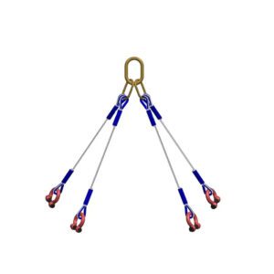 Offshore Container Wire Rope and Chain Lifting Slings with Shackles