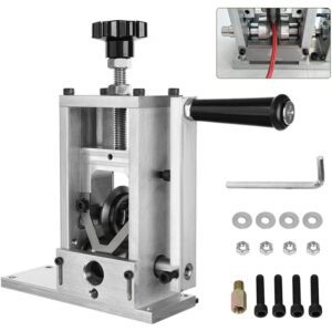 Upgraded Manual Wire Stripping Machine Hand Crank Stripper for Scrap Copper Stripping Diameter 2-25mm, Flexible Wire Within 2mm