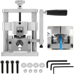 Upgraded Mini Drill Powered Hand Crank Wire Stripper Manual Wire Stripping Machine for Scrap Copper Stripping Diameter 2mm-20mm / 0.079-0.787"