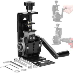 Wire Stripper,Portable Household Wire Stripper Manual Wire Stripping Tool Scrap Copper Cable Peeling Machine with Hand Crank use with Hand Electric Drill for 1-30mm Wire
