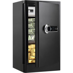 Biometric Fingerprint Safe Box 3.83 Cubic Smart Touch Screen Fireproof Safe
