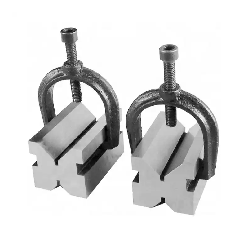 Quality assurance type b V block clamp set