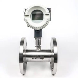 DN80 Pipeline Flanged Pulse Output Turbine Flow Meter For Alcohol
