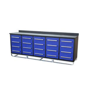 20 Drawer Workbench Heavy Duty Metal Garage Workshop Workbench Cabinet