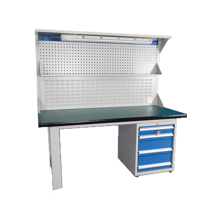 ESD Workbench Steel Heavy Duty Work Table Workstation Workbench with Drawers - Image 3