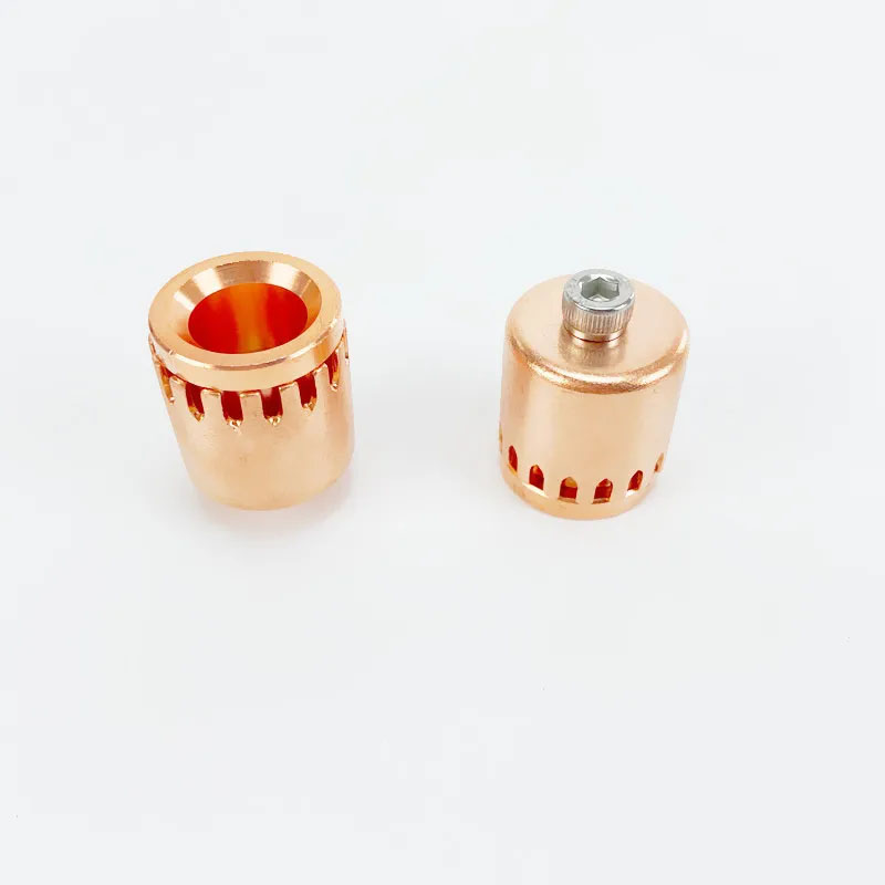Red Copper Caps Overflow Short Cap For Bubble Plate Distillation - Image 3