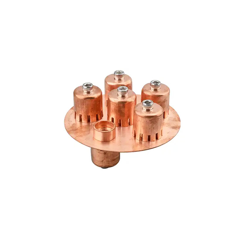 4'' 6'' 8'' Red Copper Bubble Plate Distiller Equipment Fitting