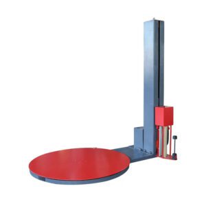 Fully Automatic Pallet Wrapping Machine Conveyorized Turntable Stretch Film Pre-Stretch Wrapping Machine