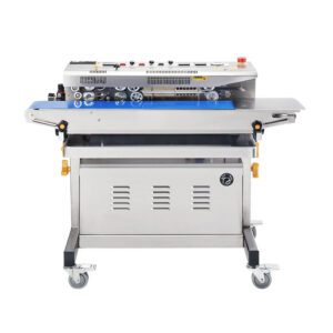 Continuous Vertical Heat Band Sealer Machine With Vacuuming Nitrogen Gas Function