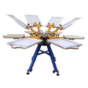 Manual T-Shirt DIY Rotary Silk Screen Printing Machine
