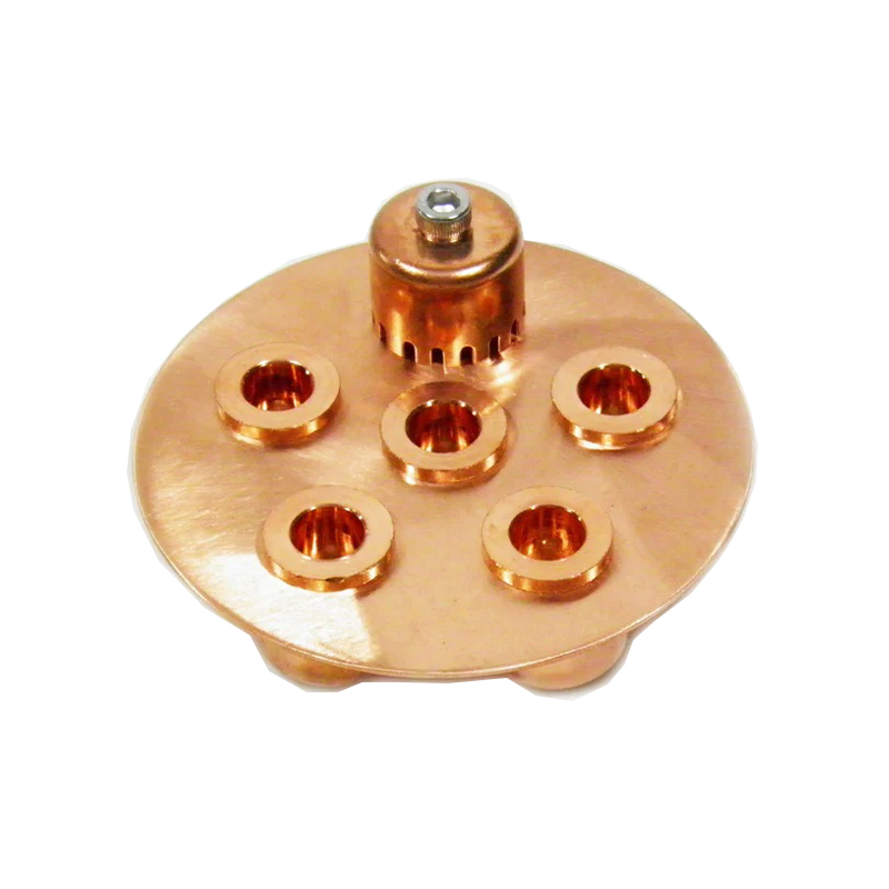 4" Copper Bubble Plate Overflow Cap Casting Distillation Column