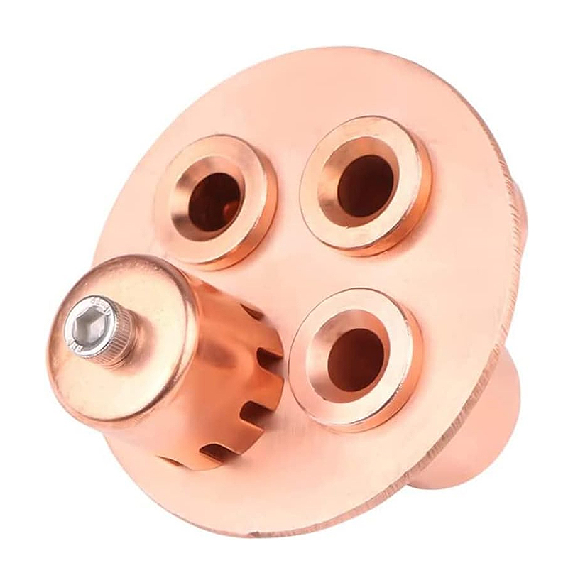 3" Copper Bubble Plate Set for 3" Glass Distillation Column - Image 2