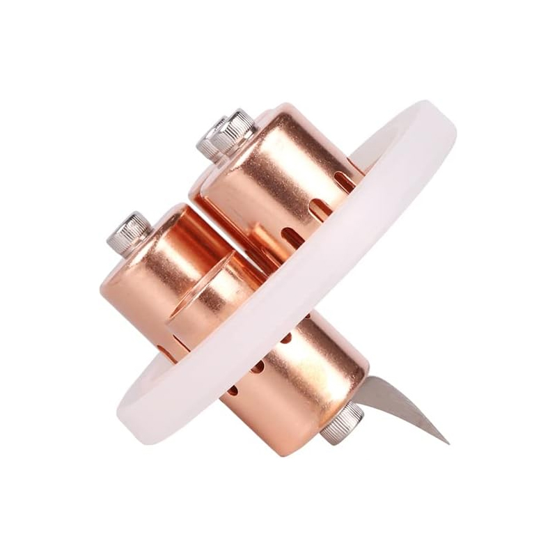 3" Copper Bubble Plate Set for 3" Glass Distillation Column - Image 4