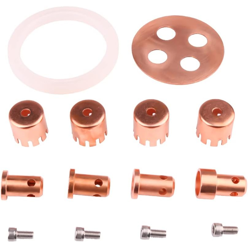 3" Copper Bubble Plate Set for 3" Glass Distillation Column - Image 5