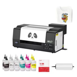 DTF Printer Two Heads Cloth T Shirt Sublimation Printing Machine
