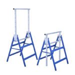 Sawhorse Adjustable Work Bench Cabinet WorkBench Metal Trestle