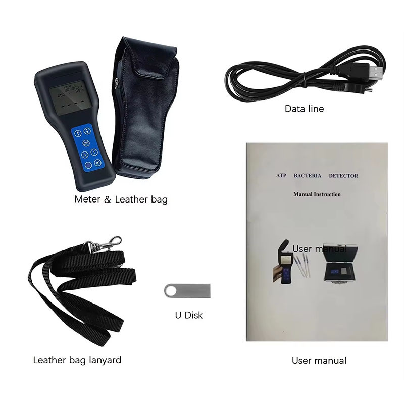 Microorganism Detection Test Instruments Meter Luminometer Swabs Test ATP Bacteria Fluorescence Detector - Image 3