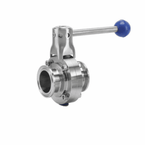 304 Stainless Steel Handle Butterfly Valve Sanitary Three-Clamp Butterfly Valve Manual Valve Suitable For Beer Brewing Equipment