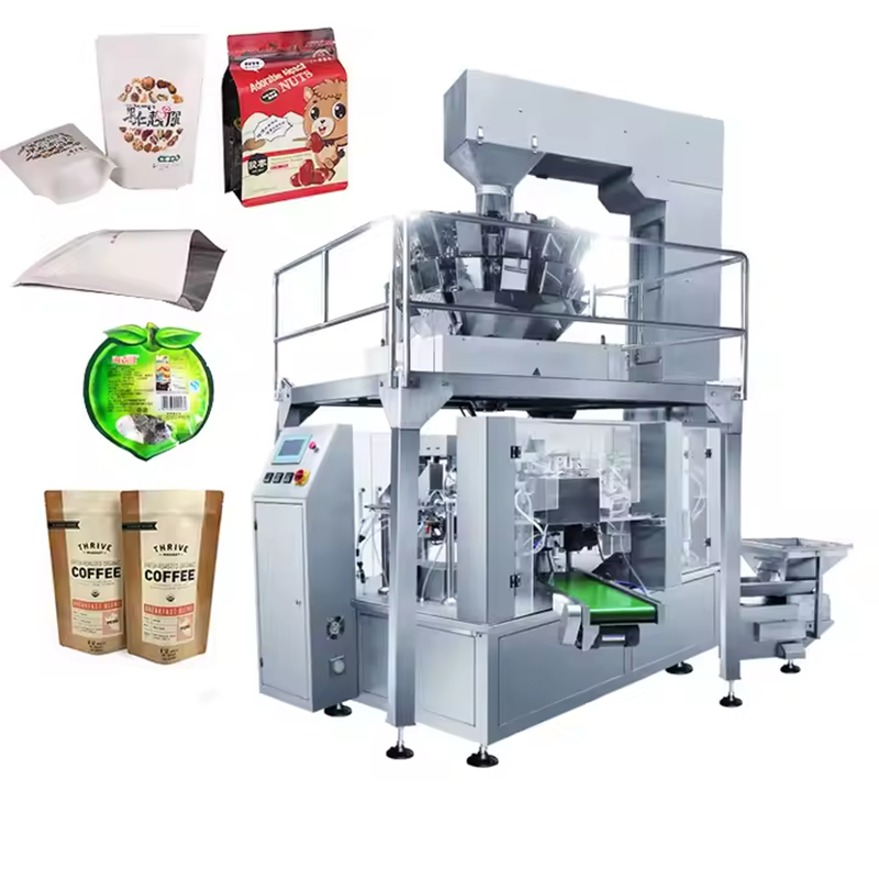 Automatic Packaging Machine For Pre-Made Bags Of Chips