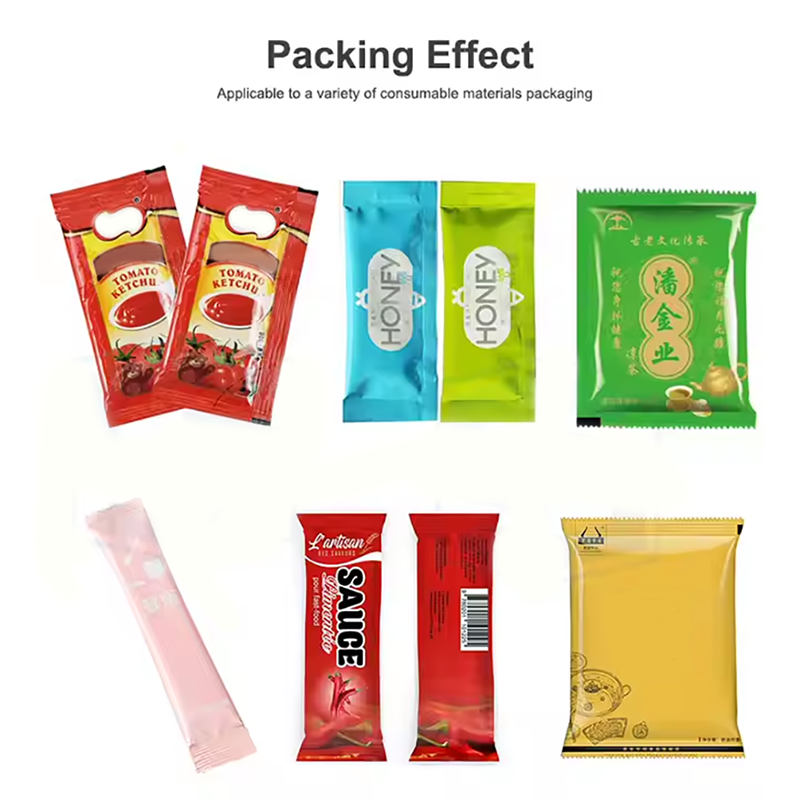 220V Fully Automatic Small Bag Packaging Machine, Bagged Ketchup Pulp Packaging Jam Packaging - Image 3