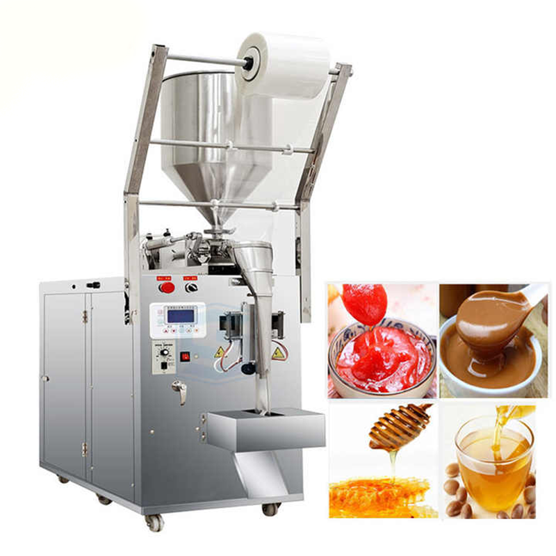 220V Fully Automatic Small Bag Packaging Machine, Bagged Ketchup Pulp Packaging Jam Packaging