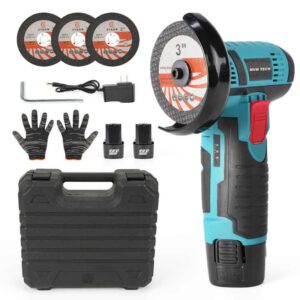Portable Battery Mini Electric Angle Grinder 12V Home DIY Small Metal Cutting Machine Handheld Electric Angle Grinder Machine
