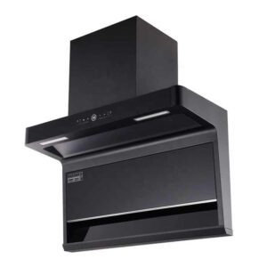Large Suction Kitchen Copper Motor Stainless Steel Screen Touch Range Hood SS Chimney
