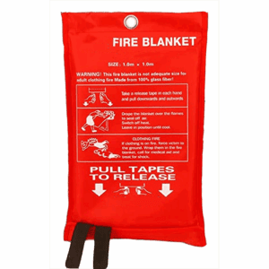 Kitchen Fire Protection - Safety Fire Blanket For Grease Fires, Cars, Schools, Fireplaces, Offices, Garages, Welding, Warehouses 1m x 1m