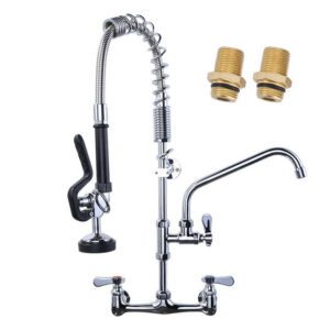 Industrial Style Jumbo Kitchen Tap Commercial Restaurant Kitchen Sink Faucet Sprayer Dish Washers and Pre Rinse Taps