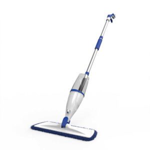 Household Hand-held Durable Microfiber Fabric Long Handle Spray Mop