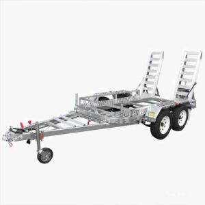 3500 Kg 8*4 Ft Customised Professional Low Price Car Towing Trailers