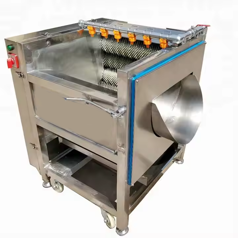OC-600J Fully Automatic Root Cleaning And Peeling Machine For Food Processing Plants | Special For Carrots/Ginger/Cassava/Sweet Potatoes