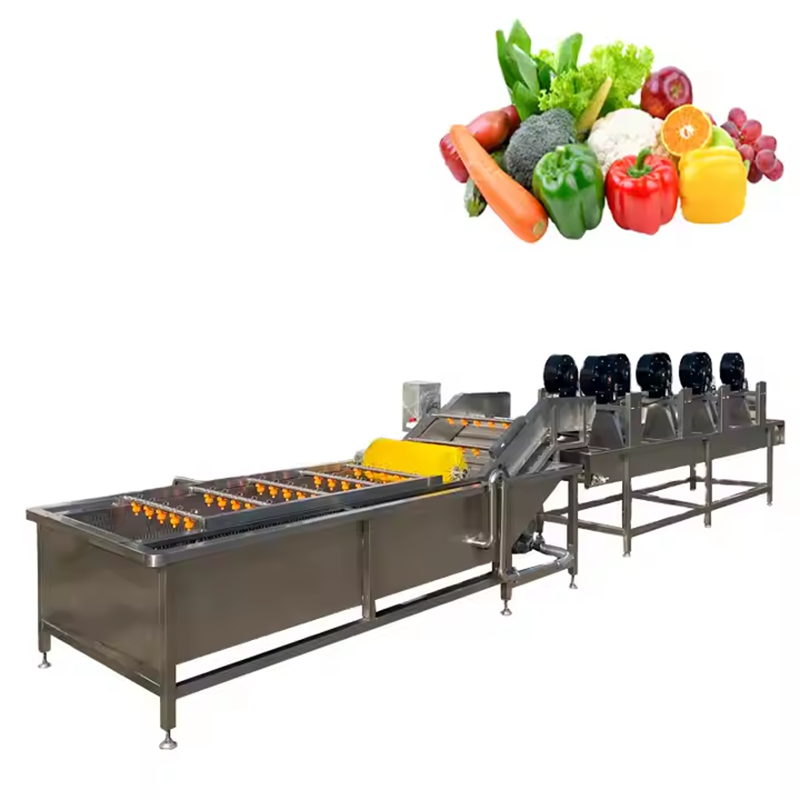 Stainless Steel Bubble Fruit And Vegetable Cleaning Machine, Machine Capacity 300-5000kg/H - Image 4