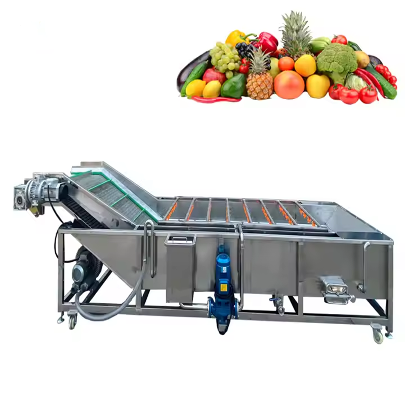 Stainless Steel Bubble Fruit And Vegetable Cleaning Machine, Machine Capacity 300-5000kg/H - Image 3