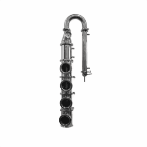Stainless Steel Distillation Column For Brewing Equipment, 4-Grade Alcohol 4-Inch Bubble Cover