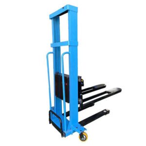 2025 Newest Self Loading Forklift Hydraulic Forklift Electric Pallet Stacker Lifting Height 1.6M Self Loading Stacker
